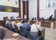 Kapolres Kediri Kota Gelar Silaturahmi Kamtibmas Forkopimda dan Ketua Perguruan Pencak Silat di Mapolres Kediri Kota