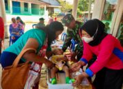 Babinsa Panggungasri Dampingi Kegiatan Posyandu, Wujud Kepedulian Terhadap Kesehatan Warga