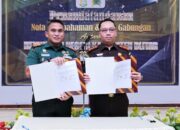 Tingkatkan Sinergitas, Kodim 0808 dan Kejari Kabupaten Blitar Teken Perjanjian Kerja Sama