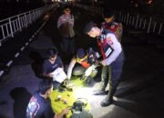 Patroli Sabtu Malam Hingga Minggu Dini Hari Polres Kediri Kota, Sentuh Warga Lewat Imbauan Humanis