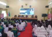 Polres Nganjuk Gelar Penyuluhan Bahaya Narkoba dan Kenakalan Remaja di SMKN 1 Kertosono