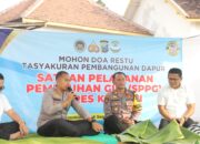 Kapolres Kediri Letakkan Batu Pertama Pembangunan SPPG di Plosoklaten