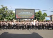 Upacara Kenaikan Pangkat Pengabdian Anggota Polri TMT 1 Oktober 2025 di Polres Kediri Kota, Berlangsung Khidmat