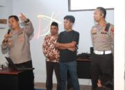 Kapolres Nganjuk Tinjau Pembangunan Dapur SPPG dan Sampaikan Imbauan Kamtibmas di Pace