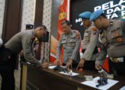 Polres Kediri Kota Laksanakan Pengawasan dan Pengendalian Penggunaan Senjata Api Dinas