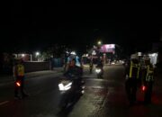Cegah Balap Liar dan Kriminalitas, Polres Kediri Gelar KRYD di Sejumlah Titik Rawan