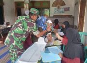 Babinsa Kelurahan Jegu Dampingi Kegiatan Posyandu, Dukung Percepatan Penanganan Stunting Di Wilayah Binaan