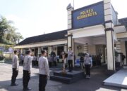 Kapolres Kediri Kota Kukuhkan Pamapta, Tegaskan Kehadiran Polisi Harus Dirasakan Masyarakat
