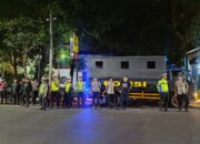 Polres Kediri Kota Gelar Apel dan Patroli Gabungan Tengah Malam, Wujud Siaga Jaga Kamtibmas