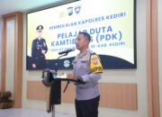 Bangun Kesadaran Pelajar, Polres Kediri Gelar Pembekalan Duta Kamtibmas