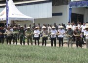 Kapolres Nganjuk Hadiri Panen Raya Bawang Merah Program Ketahanan Pangan di Wilayah Kerja Kodaeral V Surabaya