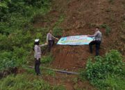 Satlantas Polres Kediri Kota Survei Jalur Rawan Longsor di Jugo