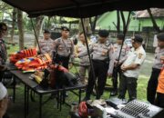 Polres Kediri Kota Gelar Apel Kesiapan Tanggap Darurat Bencana Hidrometeorologi Tahun 2025