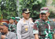 Kapolres Kediri Bersama Dandim 0809/Kediri Dampingi Tim Penilai dari Ster Mabesad Tinjau Kampung Pancasila di Desa Canggu