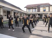 Olahraga untuk Jaga Kebugaran dan Kesehatan Personel Rutin digelar Polres Kediri Kota