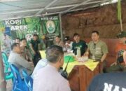 Silaturahmi Kamtibmas Polres Nganjuk di Warung Kopi Rondo Kuning, Bahas Keamanan Desa dengan Suasana Santai