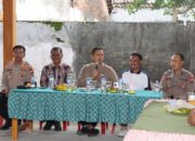 Trabas Kamtibmas Polres Nganjuk Bersama Komunitas Trail, Dilanjutkan Silaturahmi dan Bansos di Balai Desa Gemenggeng