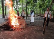 Respon Cepat Laporan Warga, Polsek Puncu Polres Kediri  Gerebek Arena Sabung Ayam