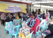 Cangkrukan Bareng Kapolres Kediri, Warga Prambatan Antusias Sampaikan Aspirasi