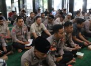 Polres Nganjuk Gelar Binrohtal, Tekankan Pentingnya Ikhlas dalam Menjalankan Tugas Kepolisian