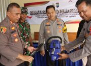 Kapolres Nganjuk Gelar Silaturahmi Kamtibmas di Polsek Berbek, Bahas Antisipasi Bencana dan Penguatan Keamanan Lingkungan