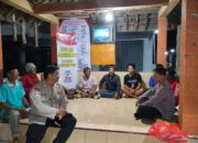 Sambut Lomba Siskamling, Polsek Ngronggot Tinjau Pos Kamling dan Ajak Warga Perkuat Ronda Malam