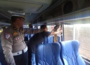 Jelang Nataru, Satlantas Polres Kediri Perkuat Pengawasan Angkutan Umum