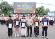 Kapolres Kediri Kota Berikan Penghargaan kepada Tokoh Masyarakat Berkontribusi dalam Harkamtibmas
