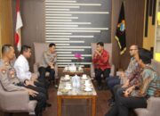 Perkuat Sinergi, Kapolres Kediri Kota Terima Silaturahmi Manager PLN UP3 Kediri