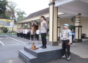 Kapolres Kediri Kota Pimpin Apel Pagi, Tekankan Kesehatan Personel dan Kesiapan Jelang Ramadan