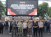 Sinergi TNI–Polri dan Masyarakat, Apel Pengamanan Tahun Baru 2026 Digelar di Kota Kediri