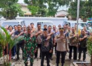 Tasyakuran Awal Tahun dan Penyerahan Mobmas di Kantor Kecamatan Pesantren, Kapolsek Tekankan Amanah Pelayanan Publik