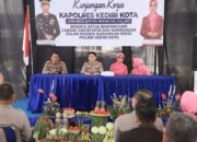 Kapolres Kediri Kota Apresiasi Kinerja Polsek Jajaran saat Kunjungan Kerja Bersama Ketua Cabang Bhayangkari Kediri Kota