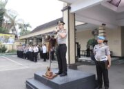 Wakapolres Kediri Kota Pimpin Apel Pagi, Tekankan Kesiapsiagaan dan Disiplin Personel