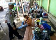 Unit Kamsel Satuan Lalulintas Polres Kediri Kota Melaksanakan Imbauan Safety Riding dan Etika Berlalulintas