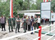 Monitoring Dan Evaluasi Aster Kasdam V/Brawijaya, Tinjau Jembatan Perintis Garuda Di Wilayah Kodim 0808/Blitar