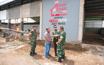Akselerasi Ekonomi Desa, Dandim 0809/Kediri Tinjau Langsung Progres Koperasi Desa Merah Putih