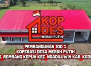 KDMP Rembangkepuh Kediri Rampung 100%: “Ekonomi Desa Kuat, Masyarakat Sejahtera!.