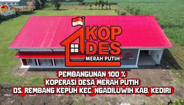 KDMP Rembangkepuh Kediri Rampung 100%: “Ekonomi Desa Kuat, Masyarakat Sejahtera!.