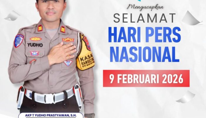 “Pers Sehat, Kamtibmas Kondusif: Kasatlantas Polres Kediri Kota Ajak Sinergi dengan Media di HPN 2026”