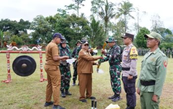 Wujudkan Sinergi Membangun Desa, TMMD Ke 127 Kodim 0808/Blitar Resmi Dibuka Di Gandusari