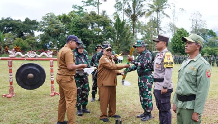 Wujudkan Sinergi Membangun Desa, TMMD Ke 127 Kodim 0808/Blitar Resmi Dibuka Di Gandusari