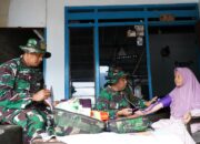 Door to Door. Satgas TMMD Ke 127 Kodim 0808/Blitar Beri Layanan Kesehatan Bagi Masyarakat Desa Krisik