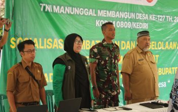 TMMD ke-127 Jadi Momentum Edukasi Sampah, Warga Gadungan Diajak Ubah Kebiasaan