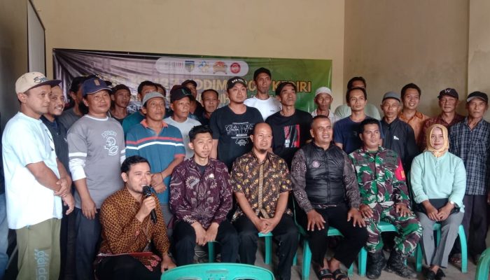 TMMD Kediri Perkuat Sentra Budidaya Masyarakat, Fasilitasi Bimtek Pembenihan Ikan Lele di Desa Gadungan