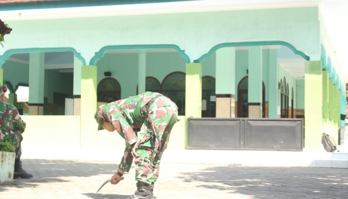 Pengurus Masjid Baitul Huda Rasakan Dampak Sosial Program TMMD ke-127 di Desa Gadungan