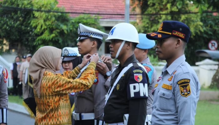 Pastikan Mudik Aman dan Lancar, Polres Kediri Kota Gelar Apel Pasukan Operasi Ketupat Semeru 2026