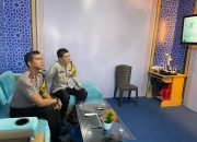 Pastikan Pelayanan Mudik Optimal, Tim Wasops Itwasda Polda Jatim Tinjau Posyan Alun-Alun Polres Kediri Kota