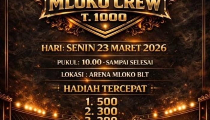 PAMFLET DIDUGA UNDANGAN SABUNG AYAM DI GARUM-BLITAR DAPAT PERHATIAN LSM GERAK INDONESIA.