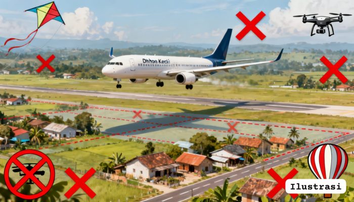 Aturan KKOP Bandara Dhoho Kediri Berlakukan, LSM Gerak Indonesia Siap Edukasi Masyarakat